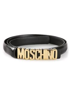 ремень с бляшкой-логотипом Moschino