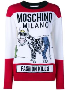 джемпер 'Fashion Kills' Moschino
