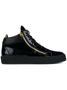 кеды с молниями по бокам Giuseppe Zanotti Design