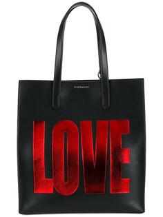 сумка-тоут с надписью Love Givenchy
