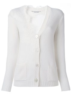 кардиган с кружевной отделкой Ermanno Scervino