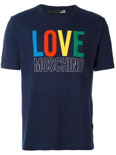 футболка с логотипом Love Moschino