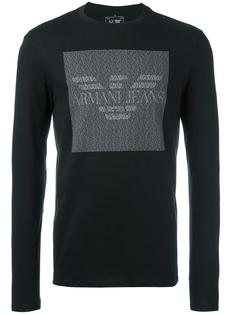 толстовка с принтом логотипа Armani Jeans