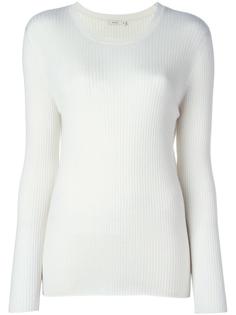 ribbed crew neck jumper 6397