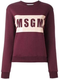 толстовка с логотипом MSGM
