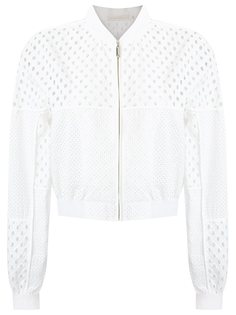 perforated jacket Giuliana Romanno