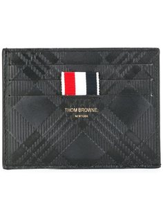 визитница в клетку Thom Browne