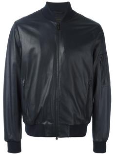 leather bomber jacket Z Zegna