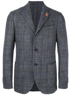 тканый пиджак в клетку Lardini