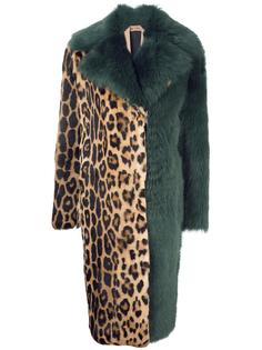 пальто с леопардовым принтом   Nº21