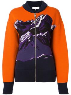 mountainscape printed cardigan Emilio Pucci