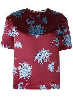 shortsleeved floral top  Rochas