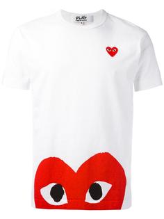 футболка с принтом логотипа   Comme Des Garçons Play