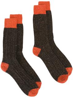 twin pack knit socks Roberto Collina