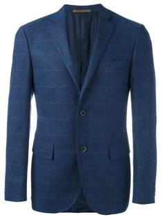 пиджак в клетку Corneliani