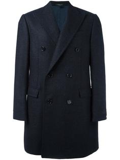 двубортное пальто Corneliani