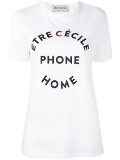 logo print T-shirt Être Cécile