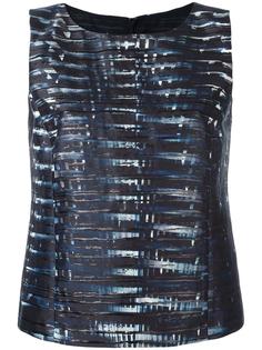 graphic print tank top Armani Collezioni