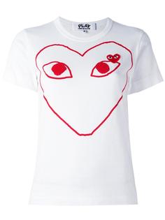 футболка с принтом логотипа   Comme Des Garçons Play