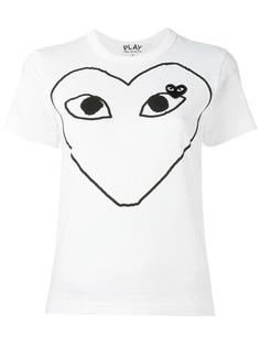 футболка с принтом логотипа   Comme Des Garçons Play