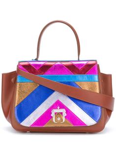 chevron print shoulder bag Paula Cademartori