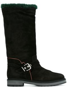 wavy trim boots Fendi