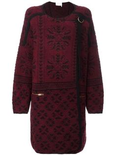 jacquard blanket coat Chloé