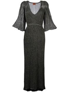 deep V-neck long dress Missoni