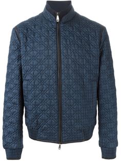 куртка-бомбер с стеганым эффектом Brioni
