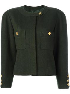 oversized shoulder jacket Chanel Vintage