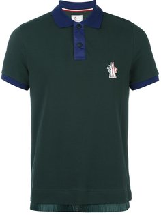 рубашка-поло с контрастным воротником Moncler Grenoble