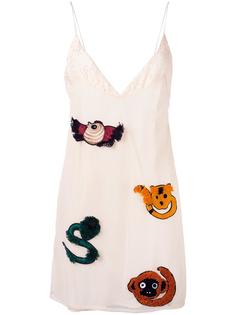 embroidered slip dress Au Jour Le Jour