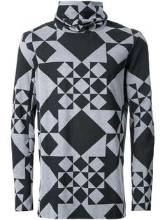 geometric print sweatshirt Kazuyuki Kumagai
