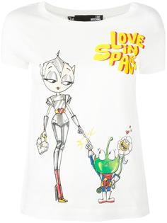 футболка 'Love in Space'  Love Moschino