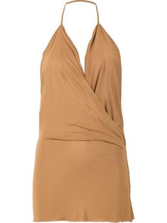 wrap effect halter top Rick Owens Lilies