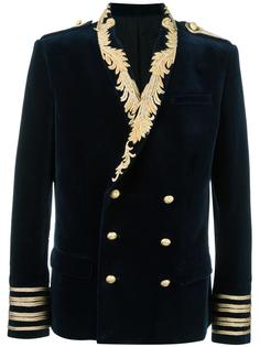 пиджак с вышивкой Balmain