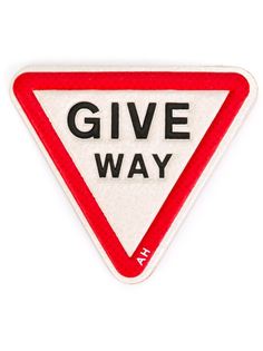 наклейка 'Give Away'  Anya Hindmarch