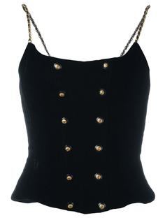 Claudia Schiffer corset Chanel Vintage