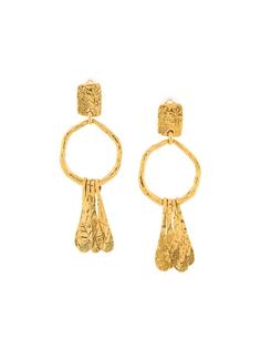 'Miro' dangling earrings Christian Lacroix Vintage