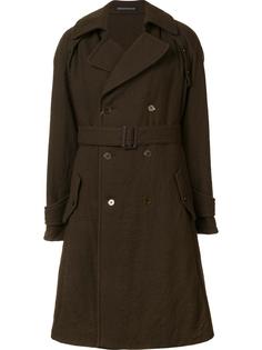 detachable sleeve coat Yohji Yamamoto