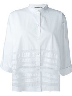 рубашка с кружевными вставками Ermanno Scervino