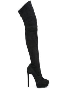 thigh high stiletto boots Casadei