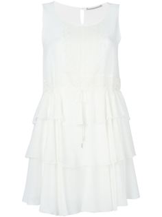 круженое платье с оборками  Ermanno Scervino