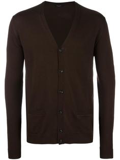 v neck cardigan Roberto Collina