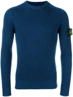 ribbed crew neck jumper Stone Island