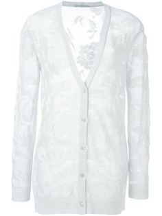 трикотажный кардиган с жаккардовым узором Ermanno Scervino