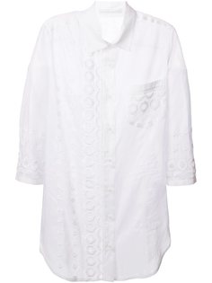 длинная рубашка с вышивкой Ermanno Scervino