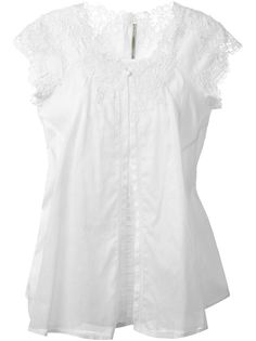 топ с кружевными деталями Ermanno Scervino