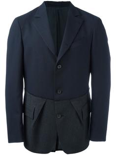 блейзер дизайна колор-блок Wooster + Lardini
