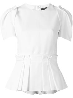плиссированная блузка Alexander McQueen